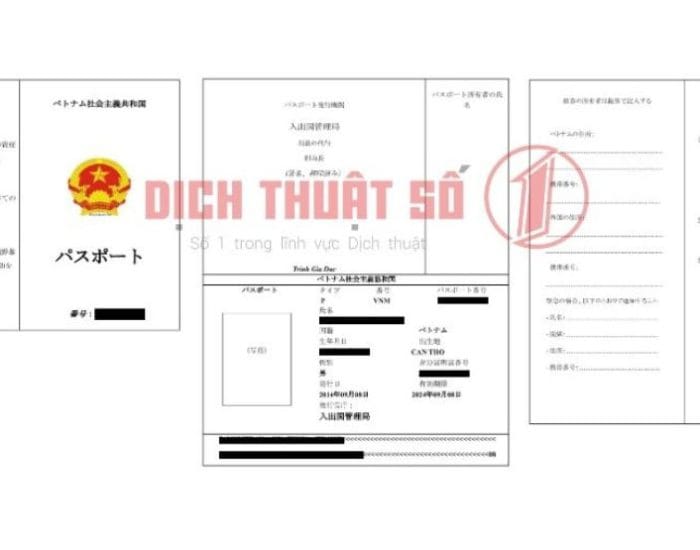 Dịch Hộ Chiếu Sang Tiếng Nhật
