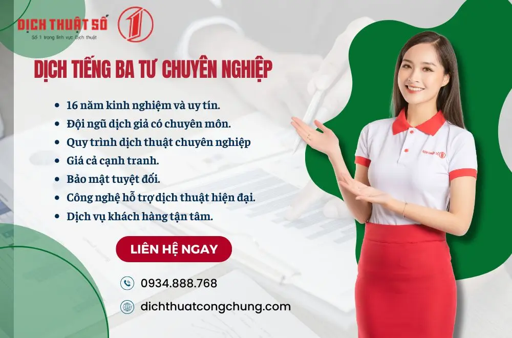 dịch tiếng Ba Tư chuyên nghiệp