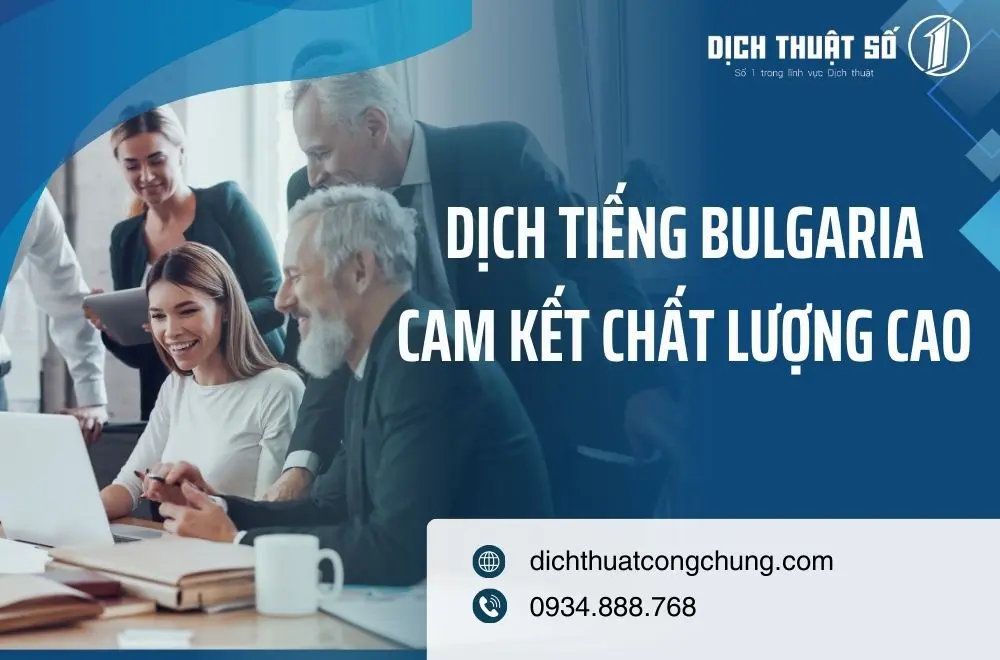 dịch thuật tiếng Bulgaria