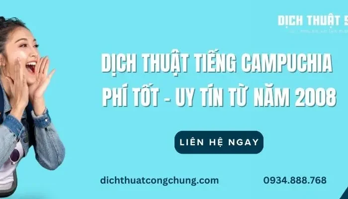 dịch thuật tiếng Campuchia