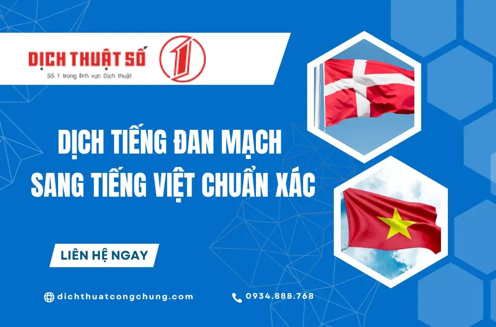 Dịch tiếng Đan Mạch sang tiếng Việt
