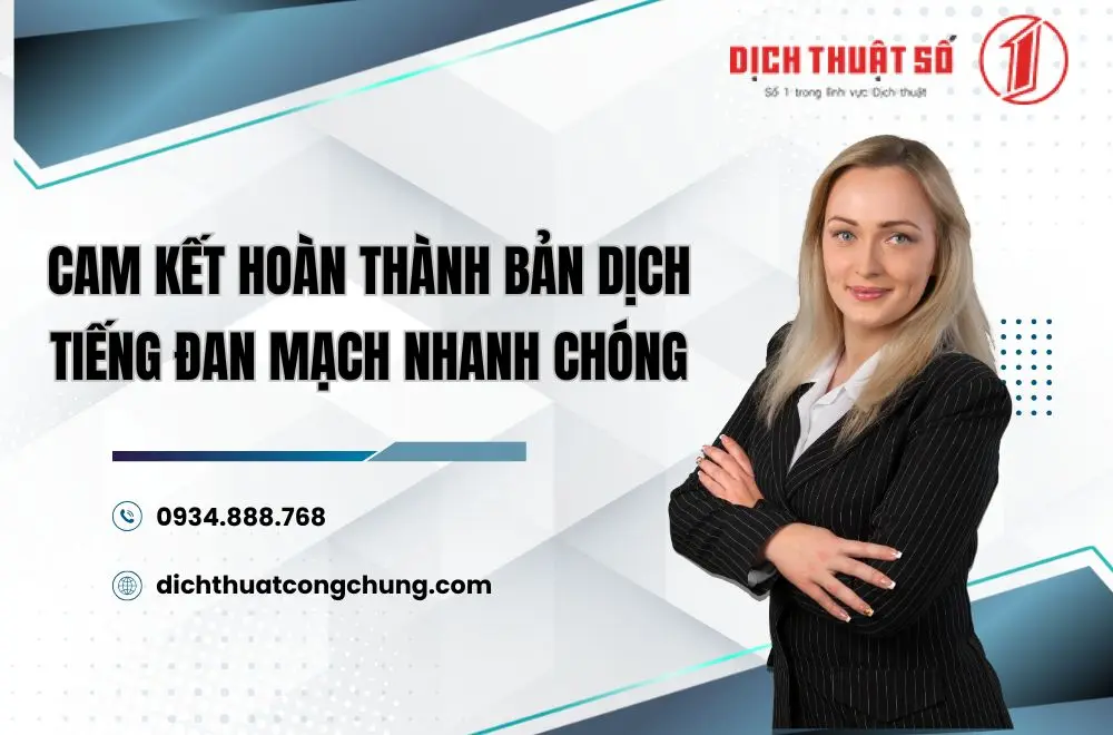 dịch tiếng Đan Mạch nhanh chóng