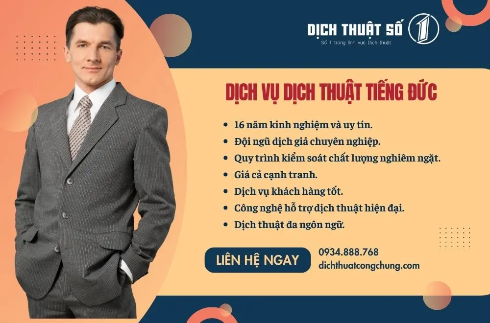 dịch thuật tiếng Đức