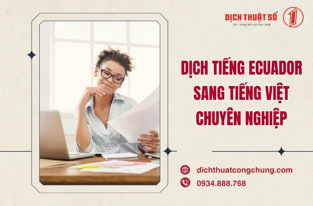 Dịch tiếng Ecuador sang tiếng Việt