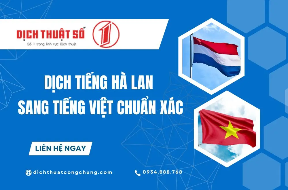 dịch thuật tiếng Hà Lan