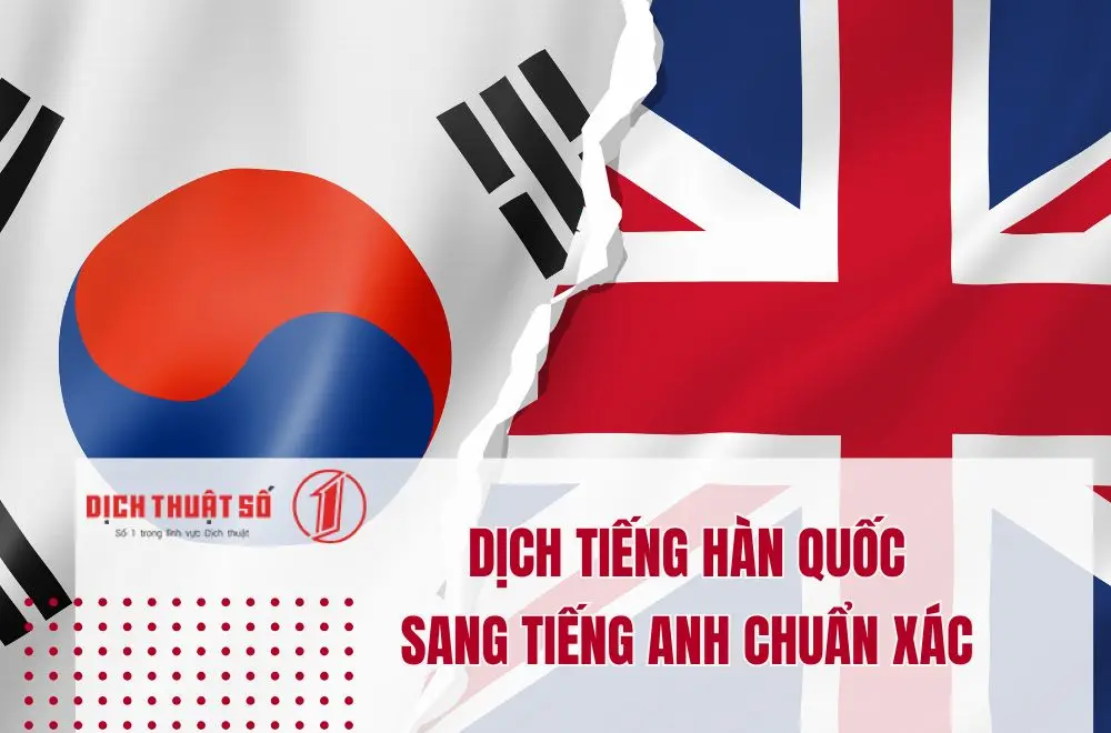 Dịch tiếng Hàn sang tiếng Anh