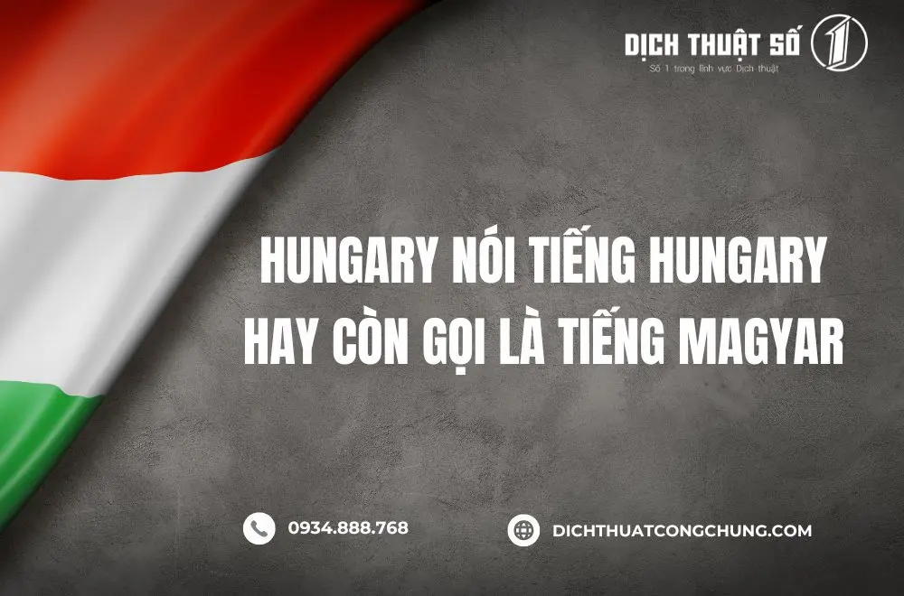 Hungary nói tiếng Hungary