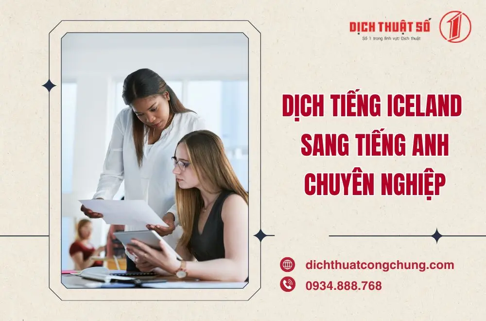 Dịch từ tiếng Iceland sang tiếng Việt