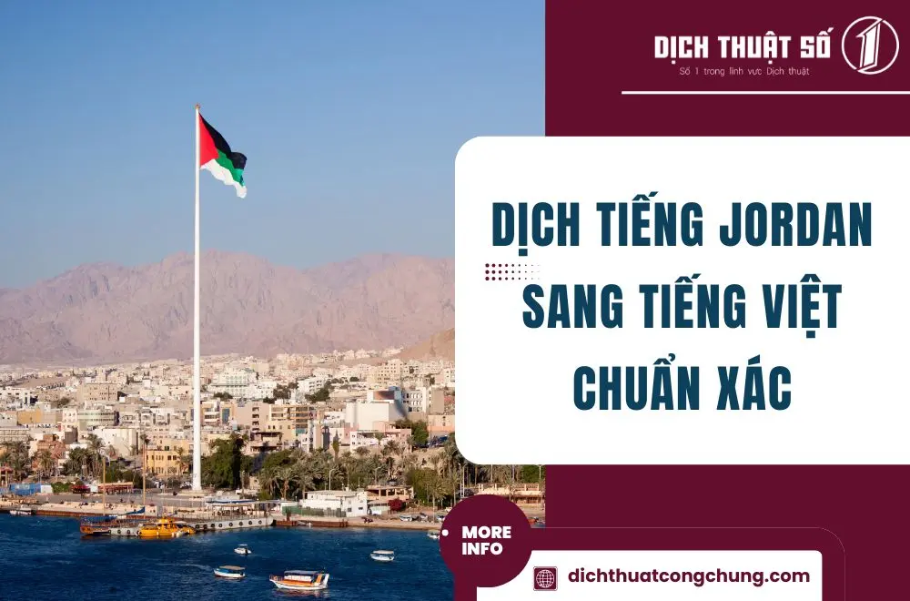 Dịch từ tiếng Jordan sang tiếng Việt