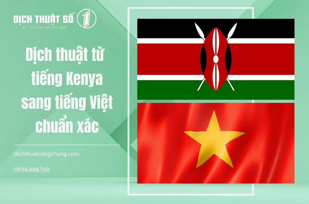 Dịch từ tiếng Kenya sang tiếng Việt