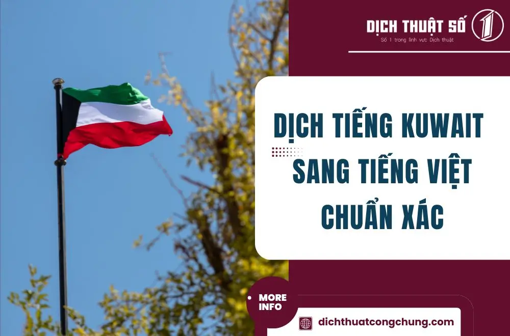 Dịch từ tiếng Kuwait sang tiếng Việt