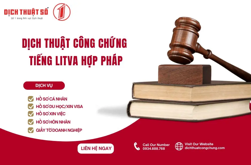 Dịch thuật công chứng tiếng Litva