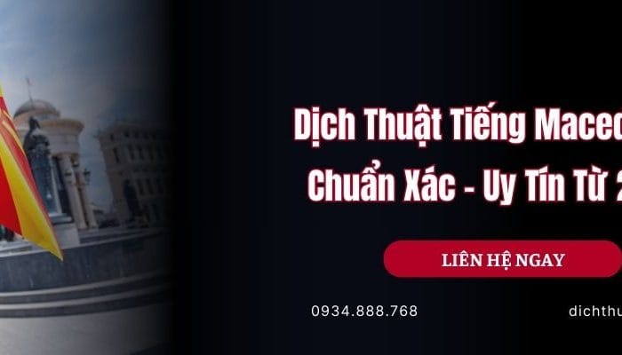 Dịch thuật tiếng Macedonia