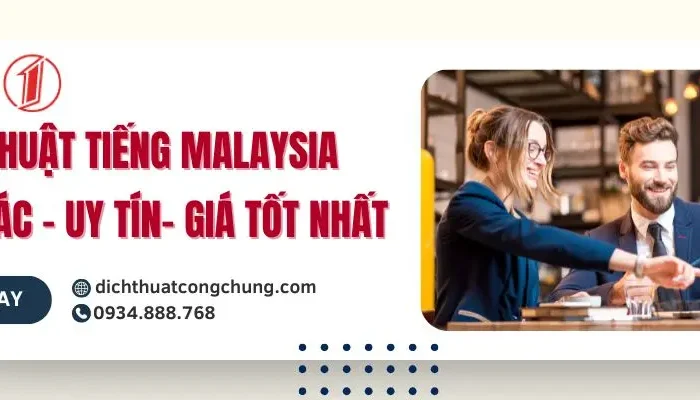 dịch thuật tiếng Malaysia