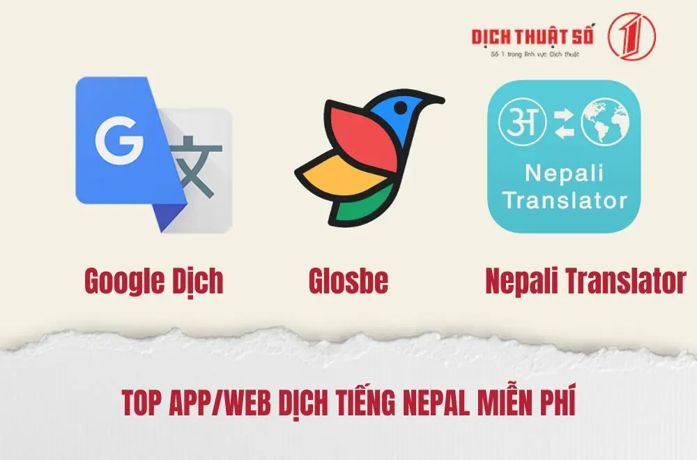app/web dịch tiếng Nepal miễn phí