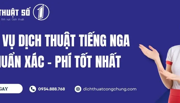dịch thuật tiếng Nga