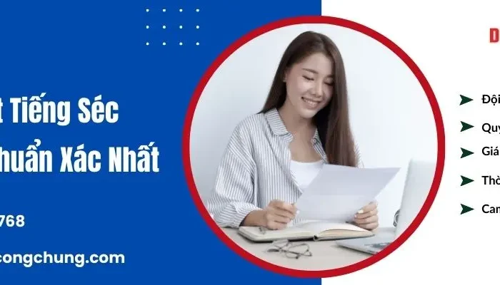 dịch thuật tiếng Séc