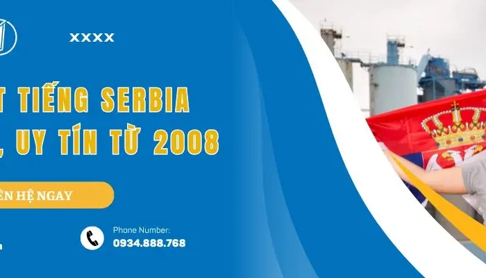 dịch thuật tiếng Serbia