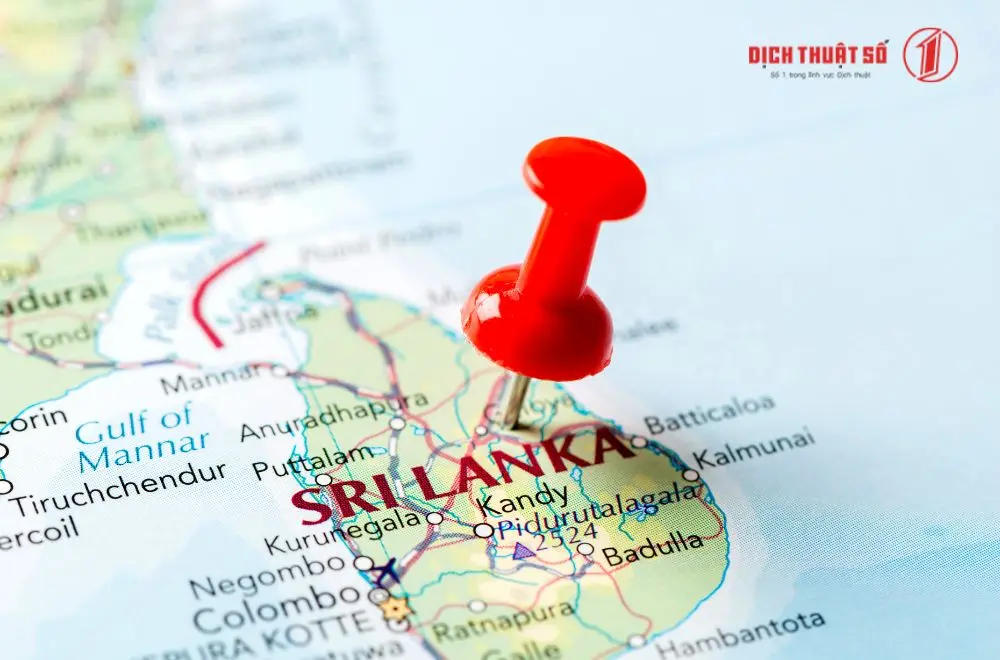 Sri Lanka có hai ngôn ngữ chính thức là tiếng Sinhala và tiếng Tamil