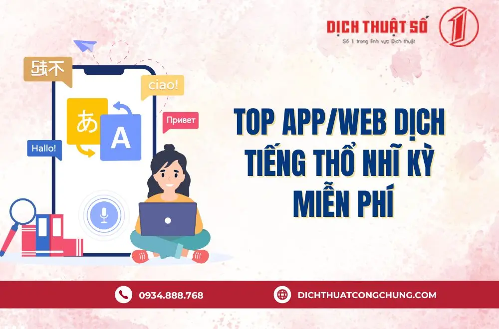 website dịch tiếng Thổ Nhĩ Kỳ