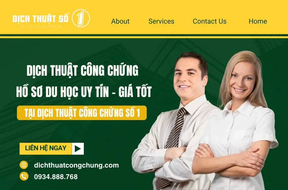 Dịch thuật công chứng hồ sơ du học ở đâu uy tín?