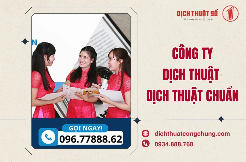 Dịch Thuật Chuẩn - Công ty dịch thuật uy tín tại Hà Nội
