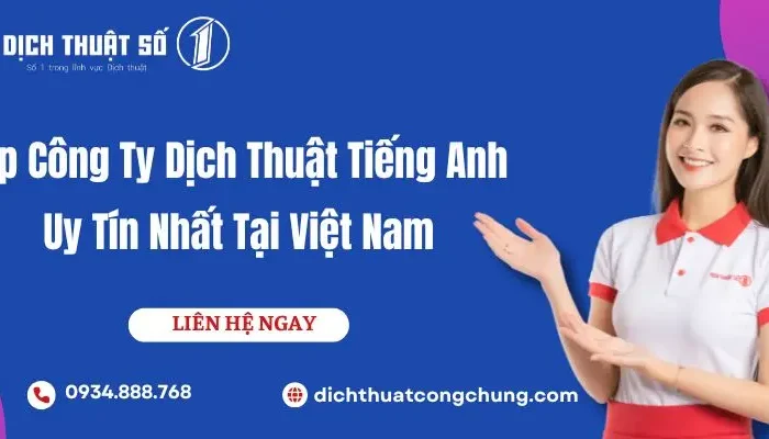 công ty dịch thuật tiếng anh
