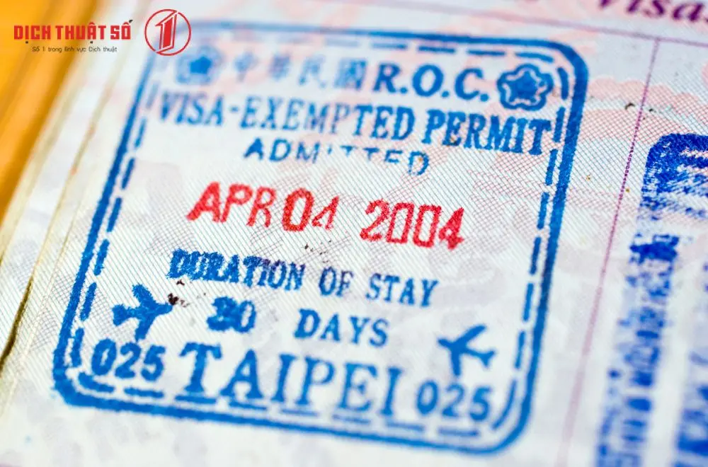 Visa Đài Loan là gì?