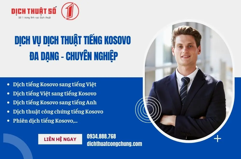 Dịch từ tiếng Việt sang tiếng Kosovo