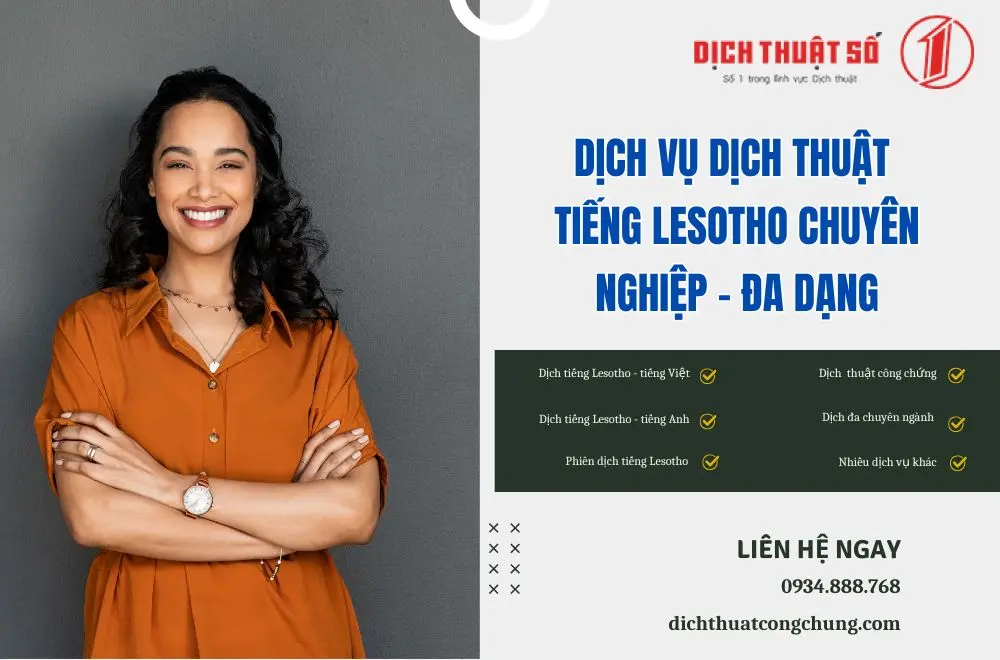 Dịch từ tiếng Việt sang tiếng Lesotho