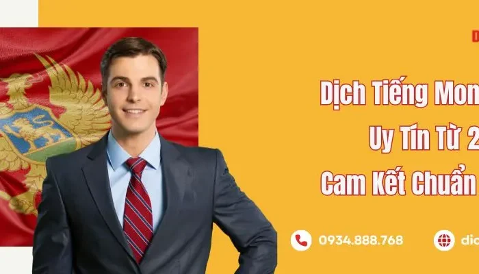 Dịch thuật tiếng Montenegro