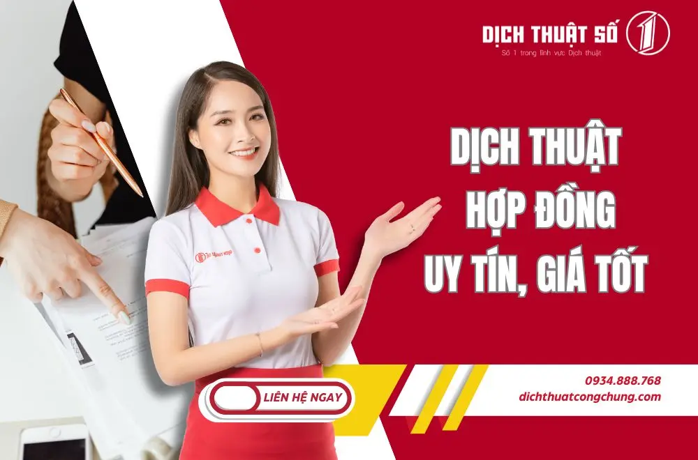 Giá dịch thuật 1 trang A4 hợp đồng bao nhiêu tiền?