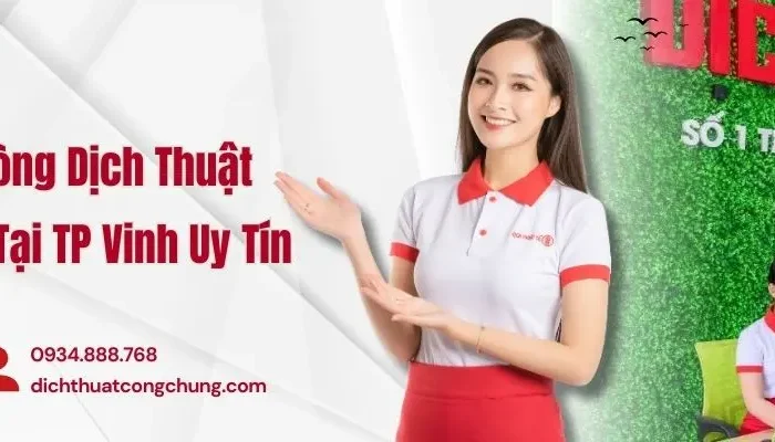 văn phòng dịch thuật công chứng tại tp vinh