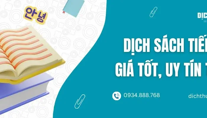 dịch sách tiếng hàn