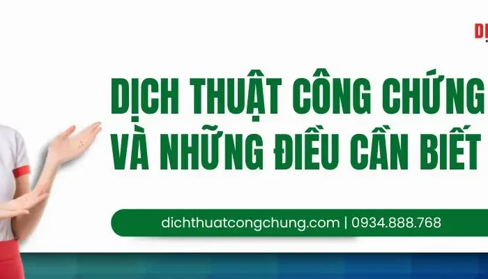 dịch thuật công chứng là gì