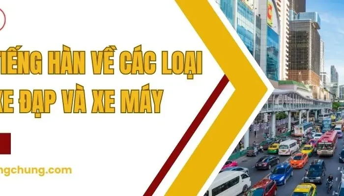 từ vựng tiếng Hàn về xe ô tô