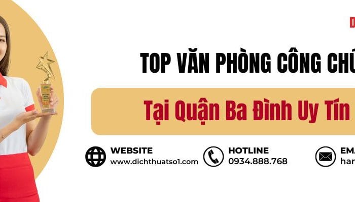 văn phòng công chứng ba đình