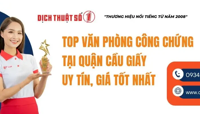 văn phòng công chứng cầu giấy