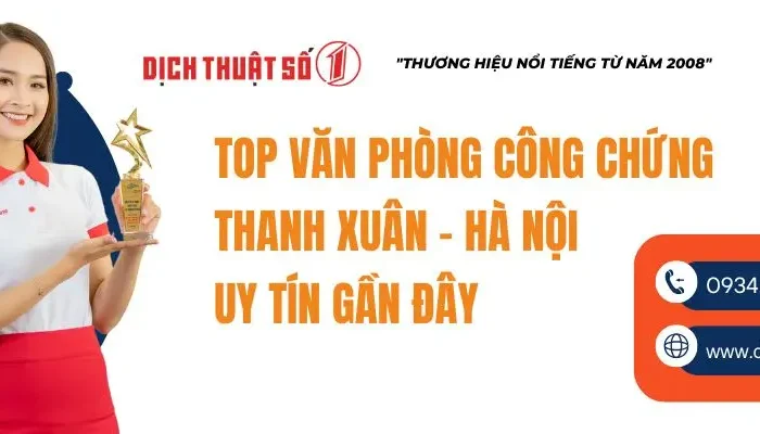 văn phòng công chứng thanh xuân