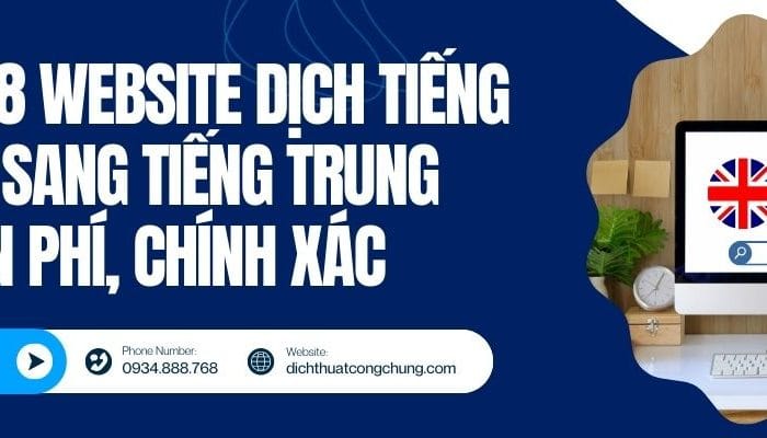 Top 8 Website Dịch Tiếng Anh Sang Tiếng Trung Miễn Phí, Chính Xác