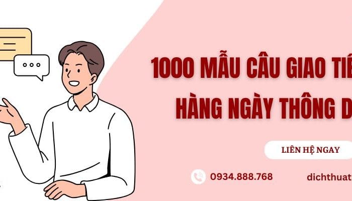 1000 Câu Giao Tiếp Tiếng Hàn Thông Dụng Nhất Có Phiên Âm