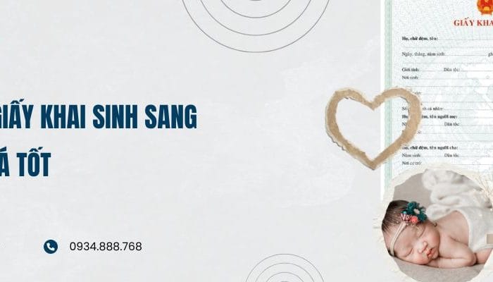 dịch vụ Dịch giấy khai sinh sang tiếng Nhật, giá tốt