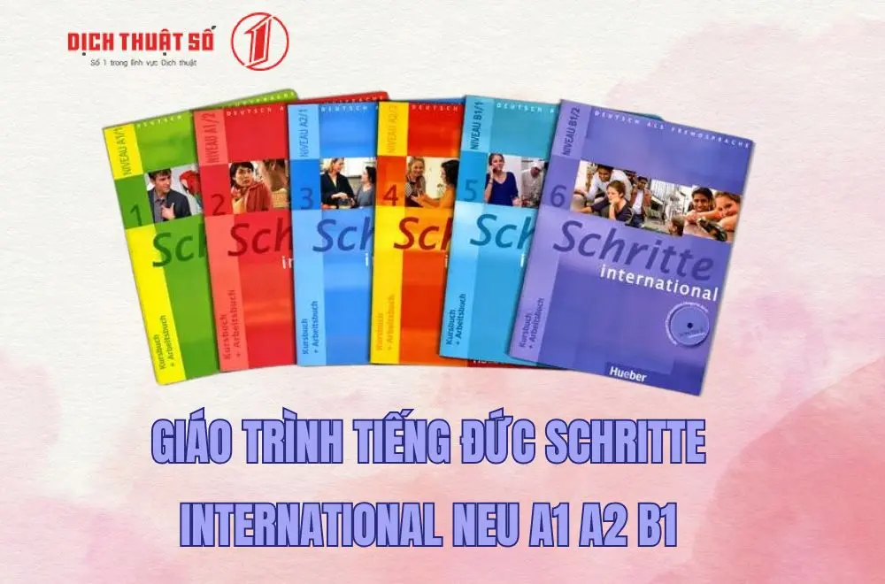 Giáo trình tiếng Đức Schritte International Neu A1 A2 B1