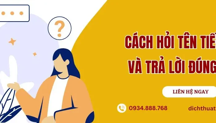cách hỏi tên tiếng Đức và trả lời