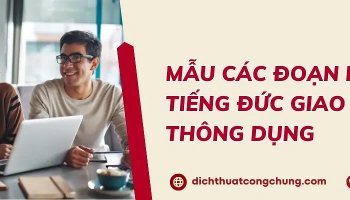 Một Số Đoạn Hội Thoại Tiếng Đức Giao Tiếp Thông Dụng