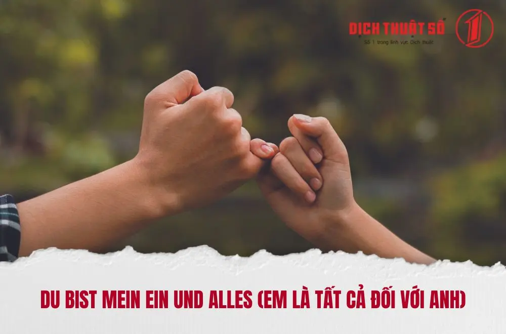 Những câu nói hay tiếng Đức về tình yêu 