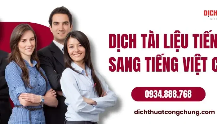 Dịch Vụ Dịch Tài Liệu Tiếng Pháp Sang Tiếng Việt Chuẩn Xác