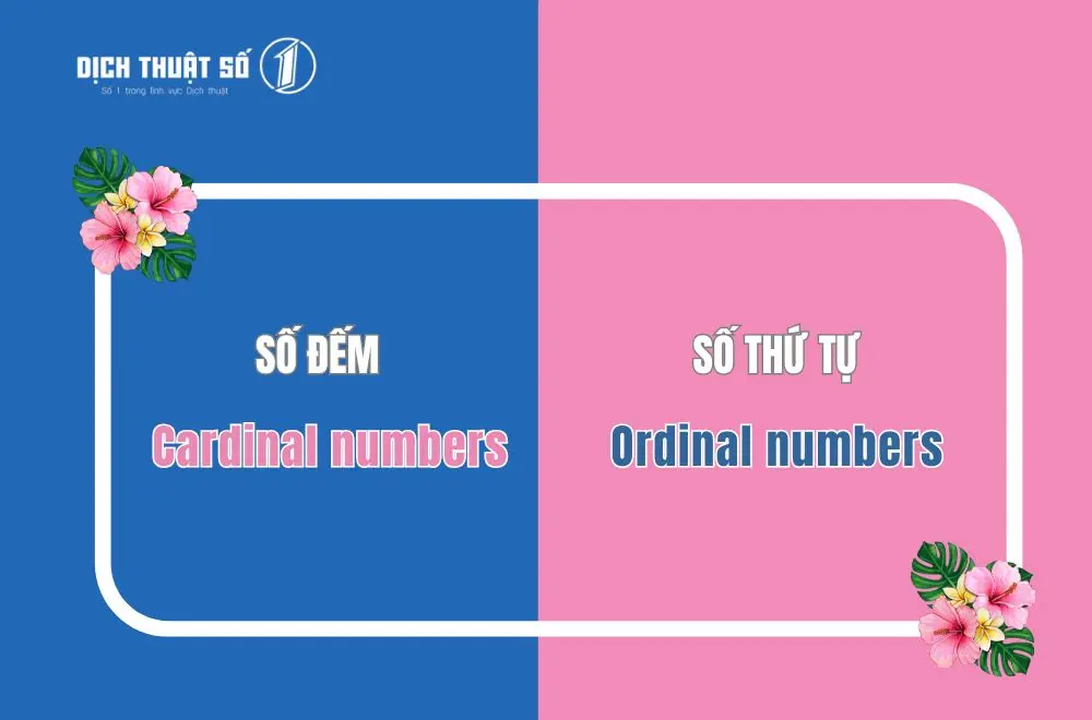 Phân biệt số đếm và số thứ tự tiếng Pháp