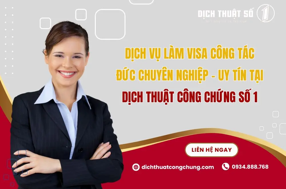 Dịch vụ làm visa công tác Đức chuyên nghiệp trên toàn quốc