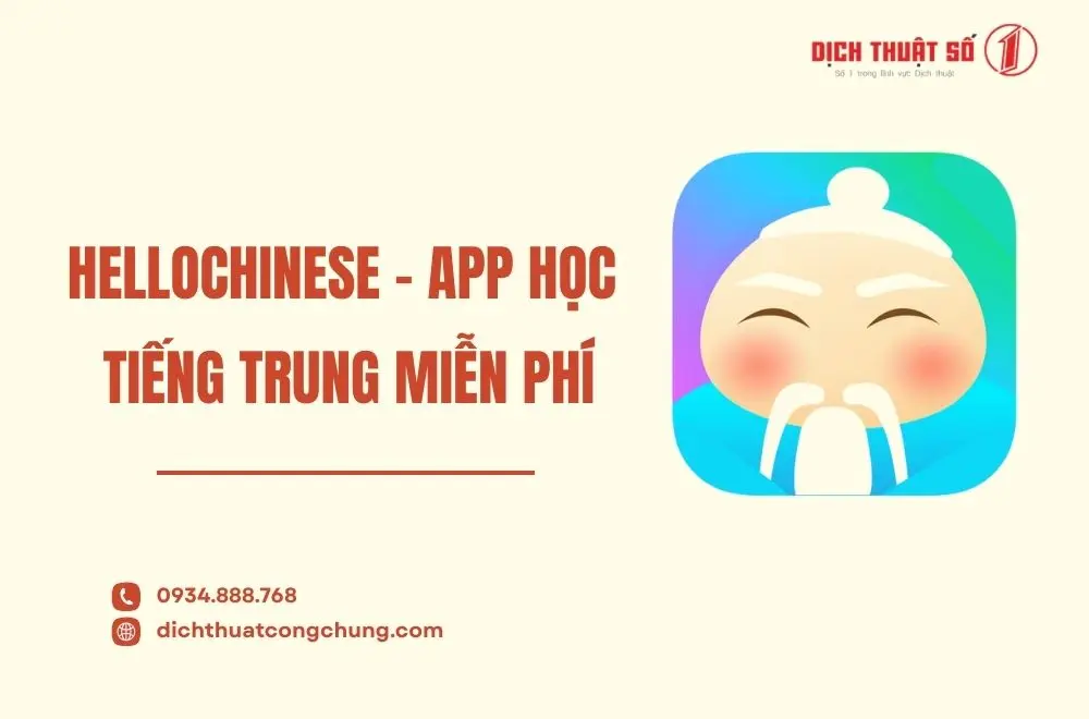 HelloChinese - App học tiếng Trung miễn phí